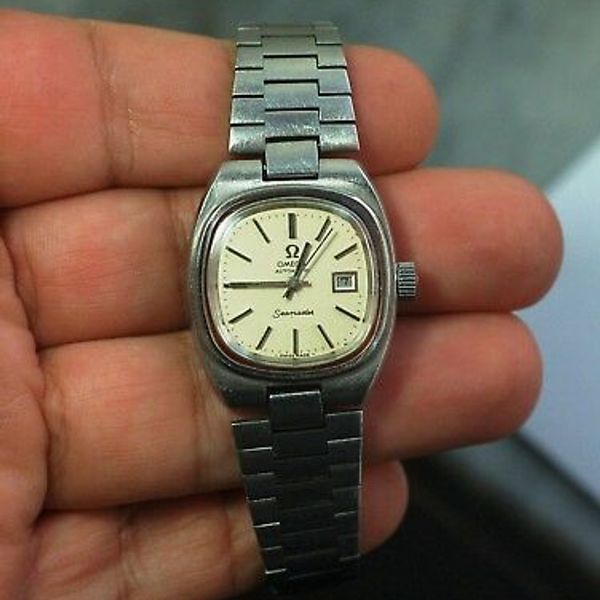 【美品】 Alpha & Omega Omega Ladies watch OMEGA SEAMASTER cal.684 ref.566.0088 working