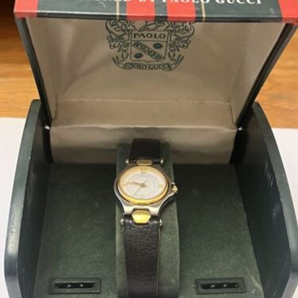 Paolo Design By Paolo Gucci Watch with box - working new battery ...