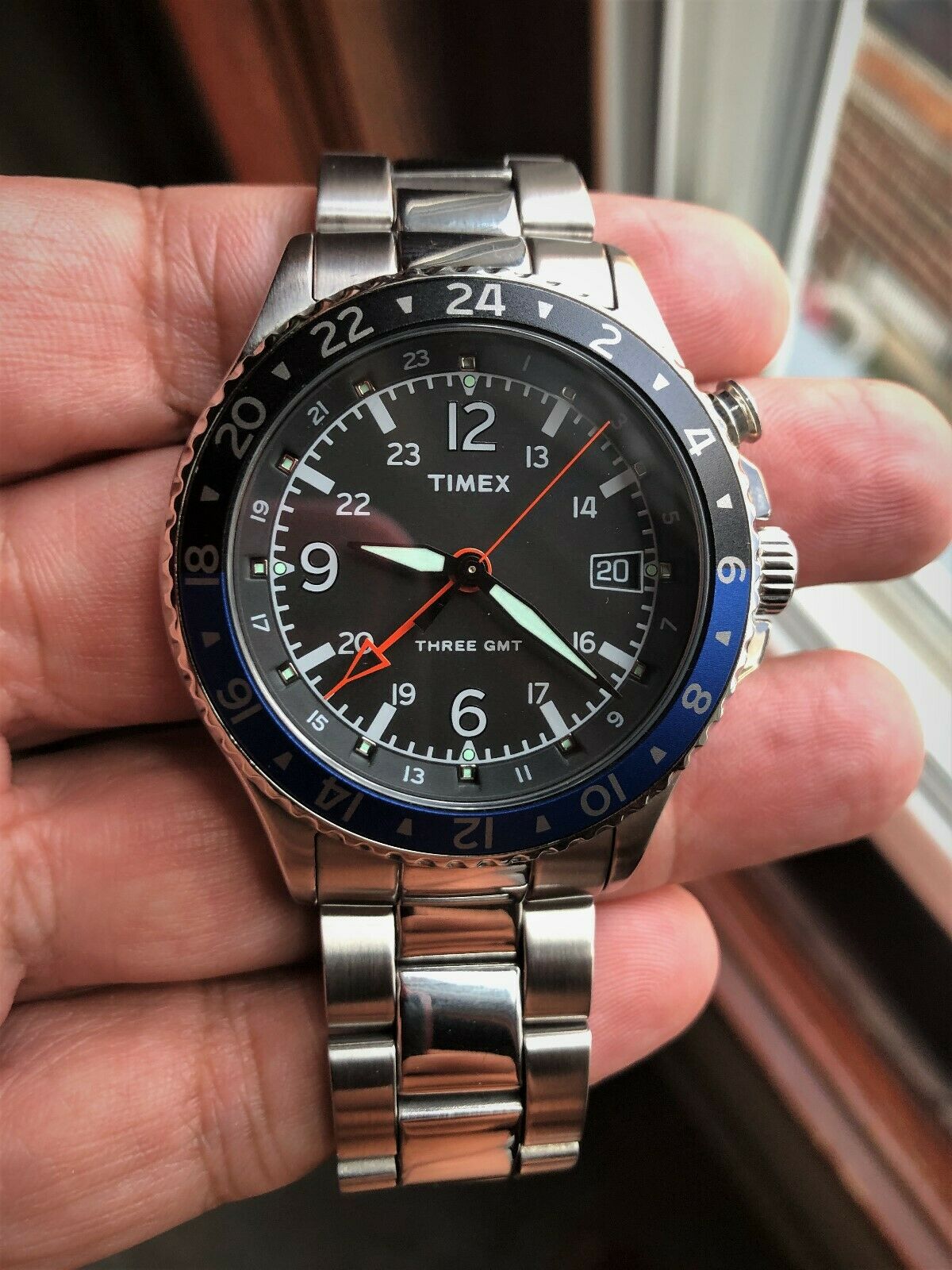 timex allied 3 gmt for sale