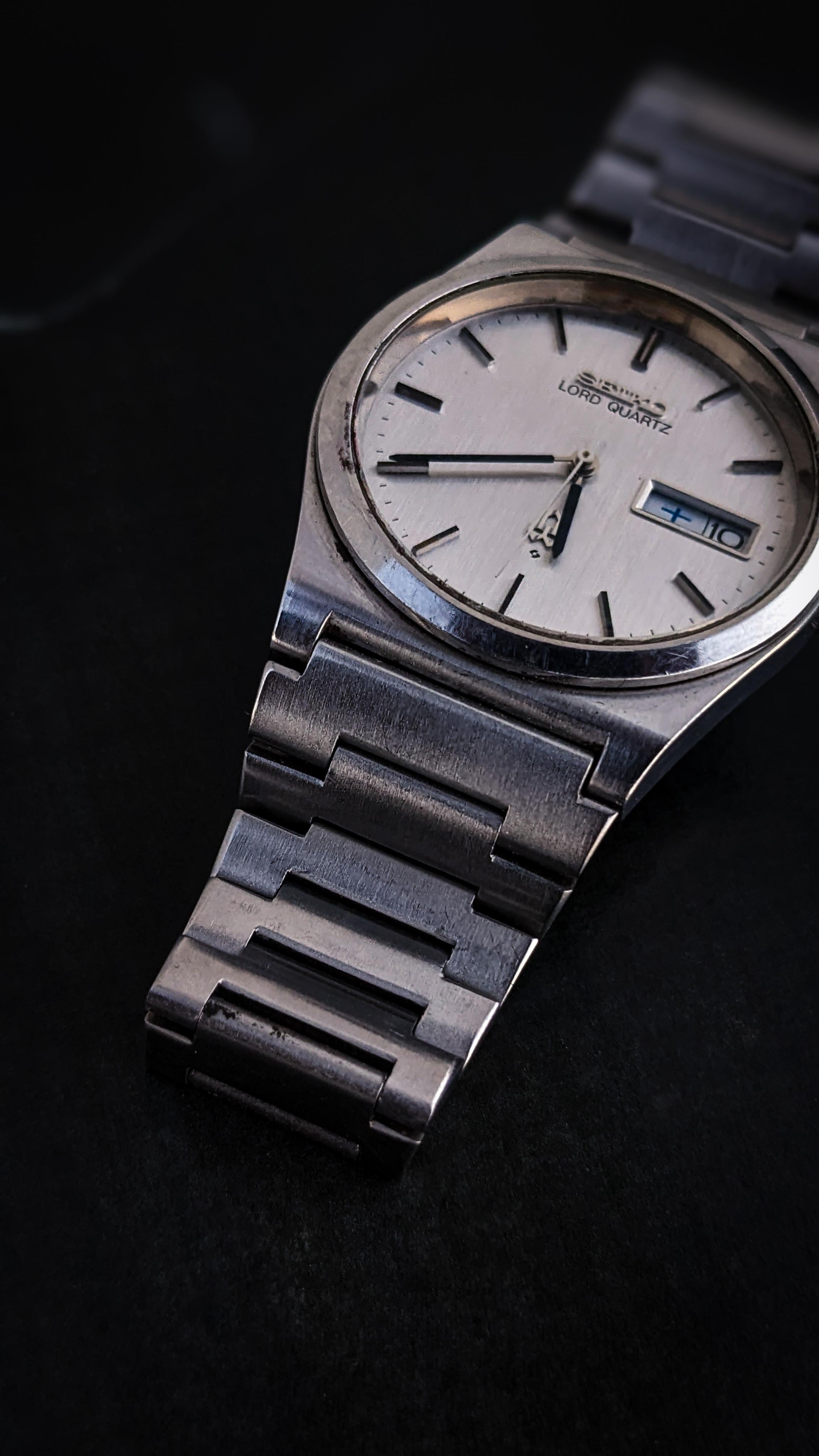 WTS] 1978 Seiko Lord Quartz ++ Linen Dial Vintage dress watch