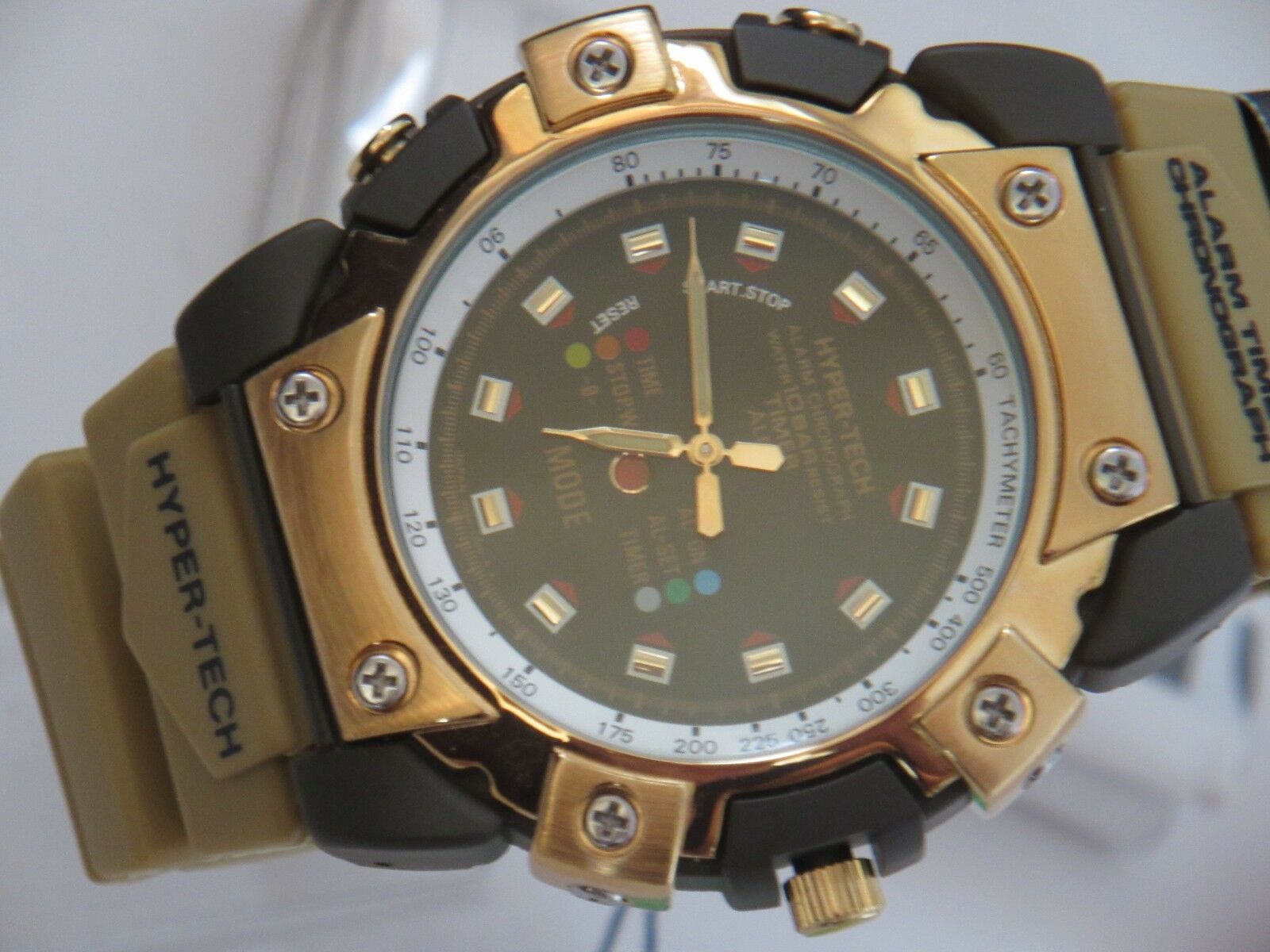 SEIKO ALBA HYPERTECH ALARM CHRONOGRAPH BIG WATCH V695-7000 