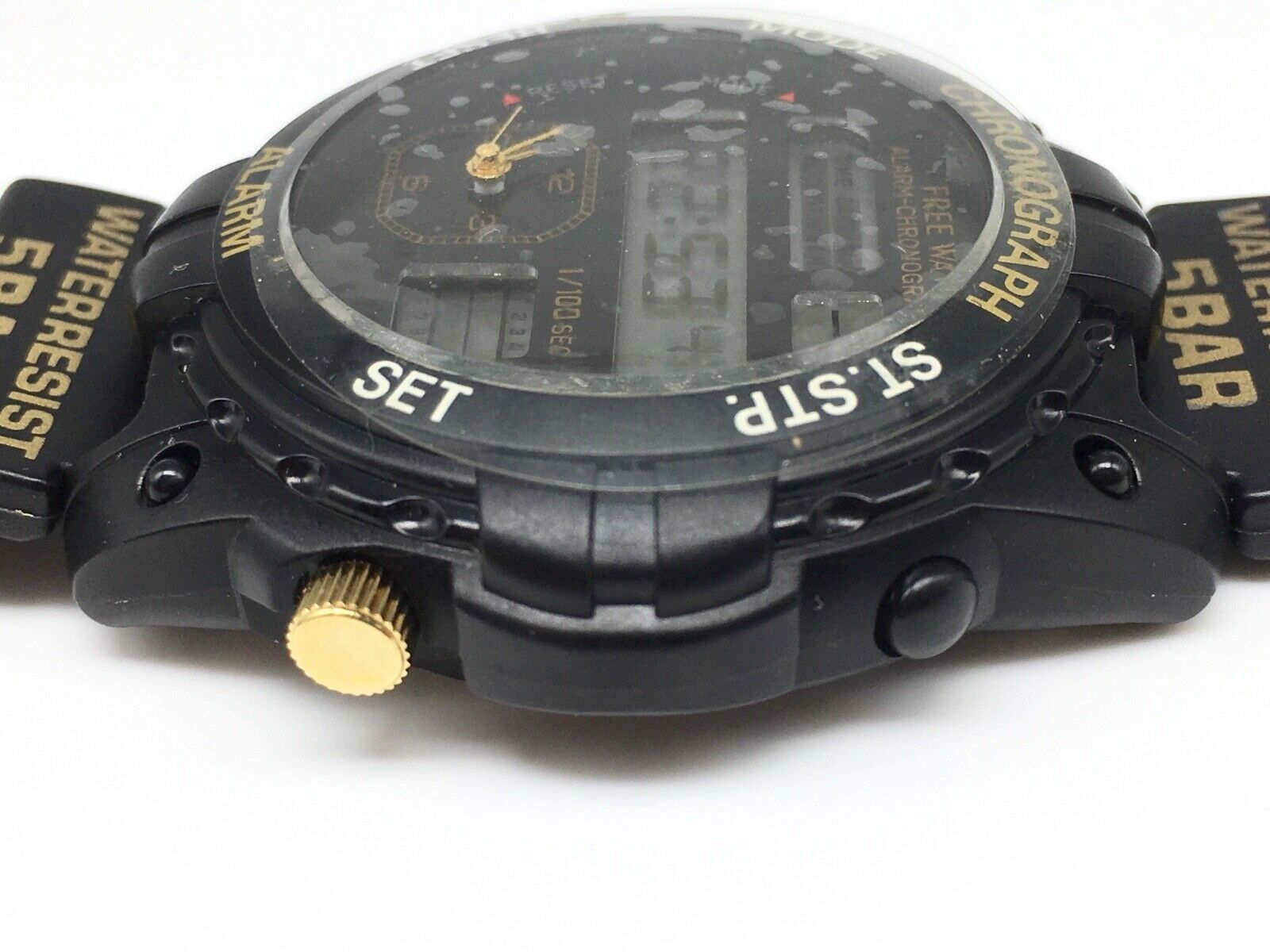 CITIZEN FREE WAY CN85-BP811 Digital Alarm Chronograph VINTAGE 