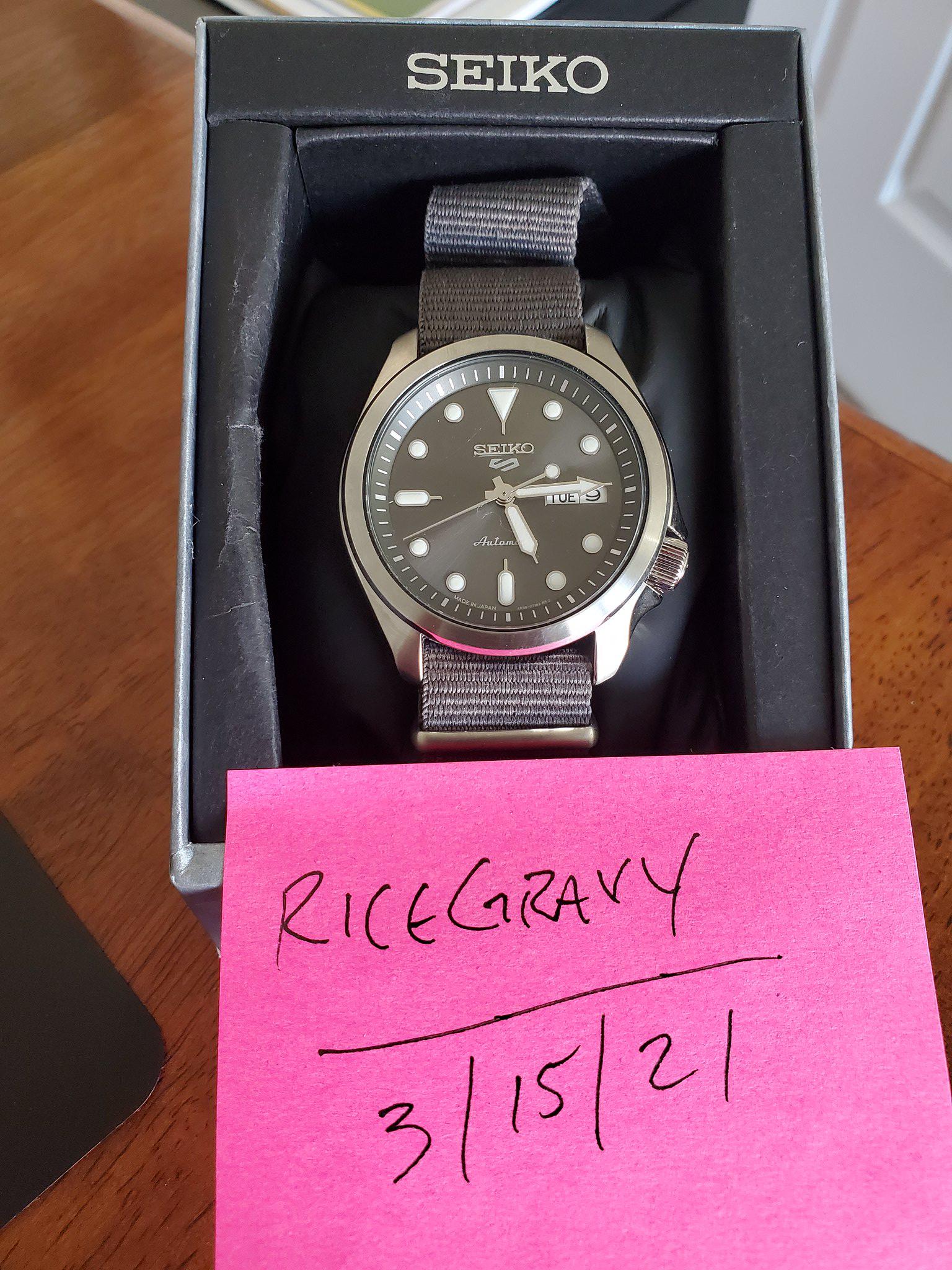 [wts] Seiko Srpe61 Excellent Condition - Unworn Strap, B&p 