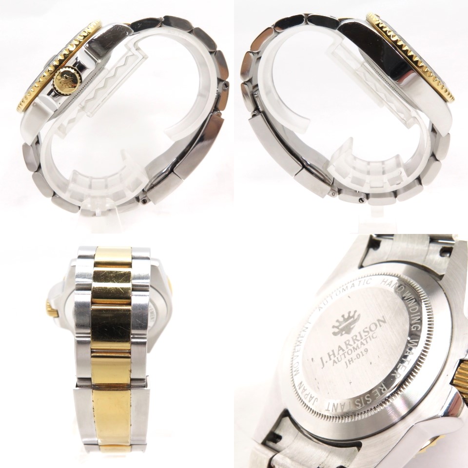 J.HARRISON John Harrison self-winding watch JH-019GB two