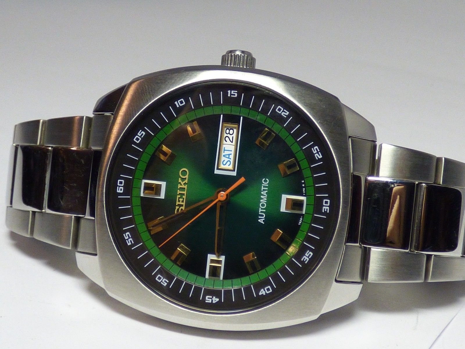 Non-Working Seiko 7S26-04B0 Green Dial Automatic Men's Watch For