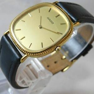 RADO 204.3610.2 MEN'S GOLD VINTAGE WATCH SWISS MADE QUARTZ