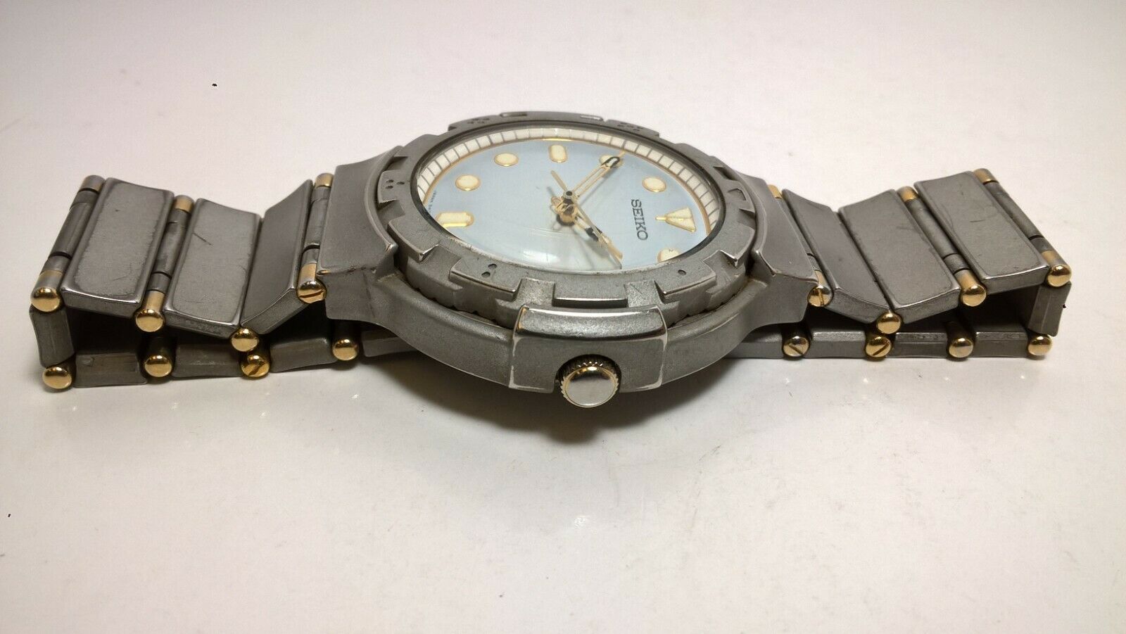 Very Rare Seiko Giugiaro Design 5H22-6A30 Industrial Shroud Diver