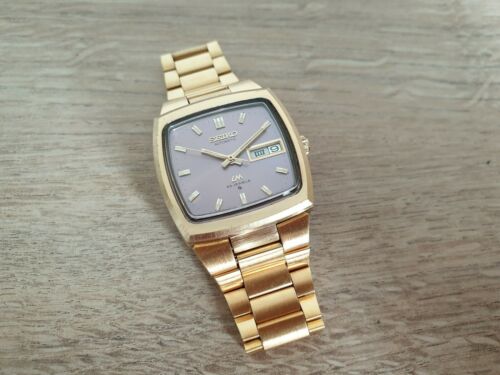 Rare SEIKO LM 5606 5060 Lord Matic Gold Wristwatch 23 Jewels