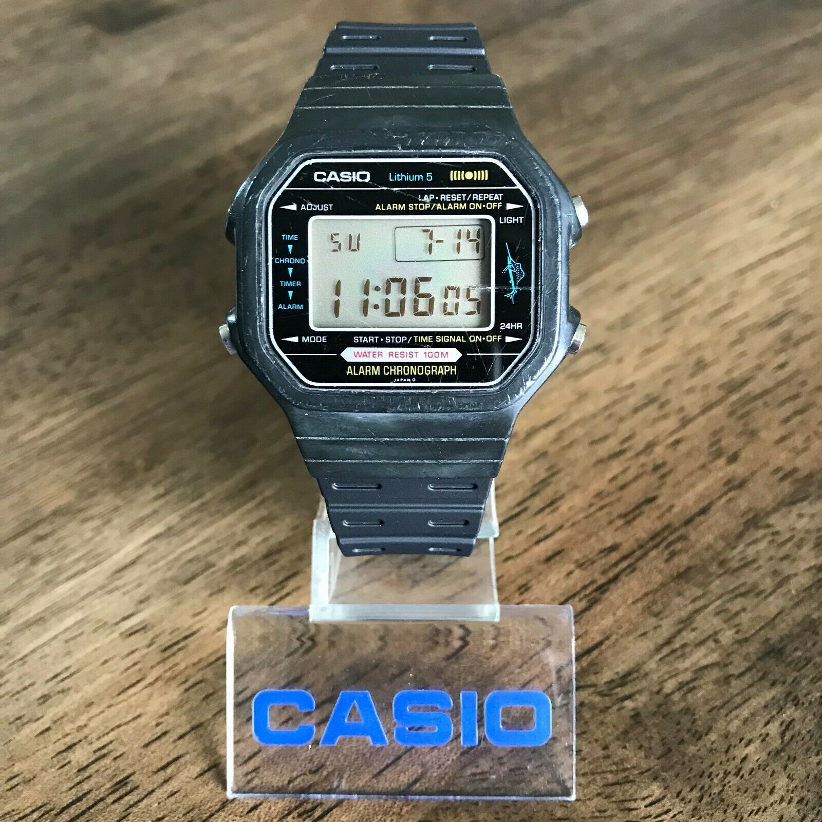 casio marlin digital watch