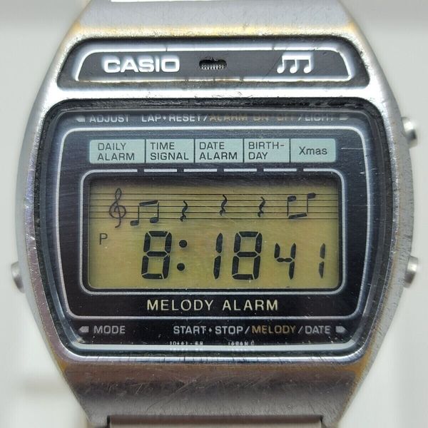 希少　CASIO M-1230 MELODY ALARM デジタル クロノグラフ 希少CASIO M-1230 MELODY ALARM デジタル クロノグラフ