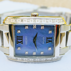 FS: Seiko Solar (Ladies), Mother of Pearl & Diamonds | WatchCharts