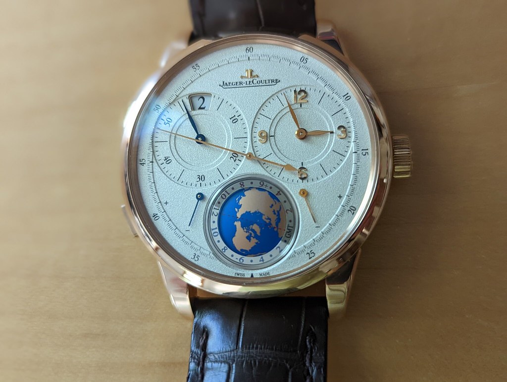 FSOT JLC Jaeger LeCoultre Duometre Unique Travel Time Rose Gold