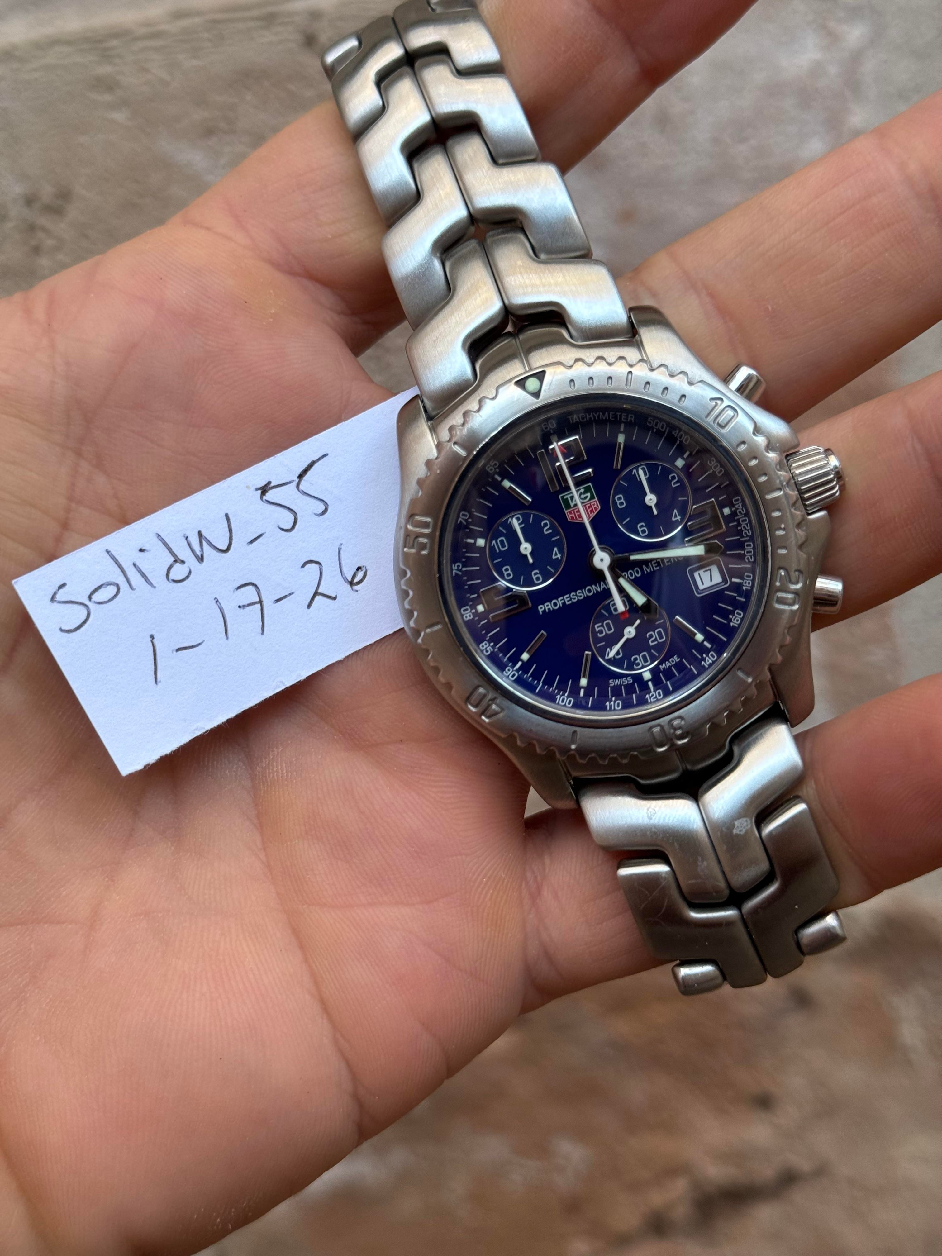 WTS] Tag Heuer Link Chronograph CT1110 Jason Bourne | WatchCharts