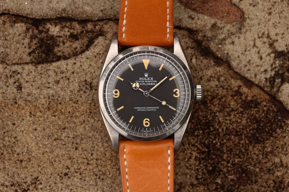 1957 Rolex Explorer ref. 6610 w Tritium Matte Service Dial