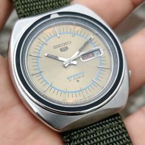 Vintage Seiko 5 Sports 6319-8070 Automatic Movement Japan Made
