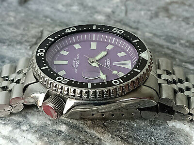 VINTAGE PURPLE FACE MODDED SEIKO DIVER 7002-7000 AUTOMATIC MEN'S