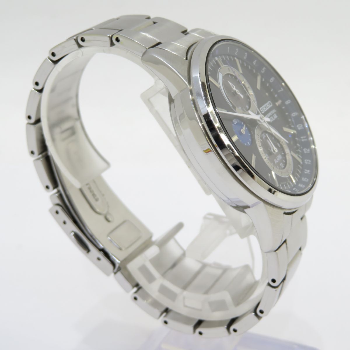 SEIKO SEIKO V172-0AP0 Chronograph Solar Watch * Used
