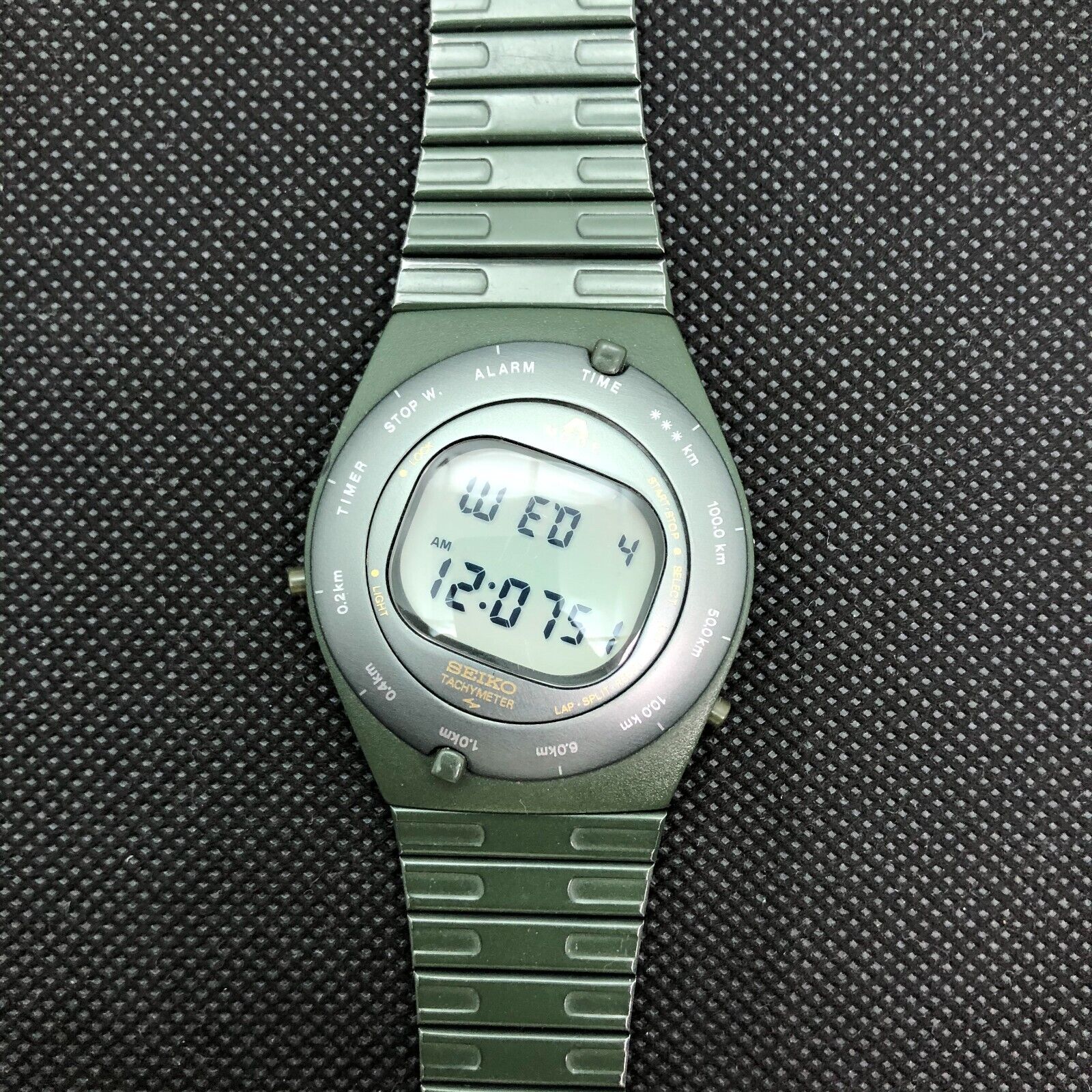 w1492 SEIKO SPEEDMASTER GIUGIARO A828 400A All original Green