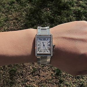 W5200014 Cartier Tank Solo Large Steel Bracelet Womens Watch