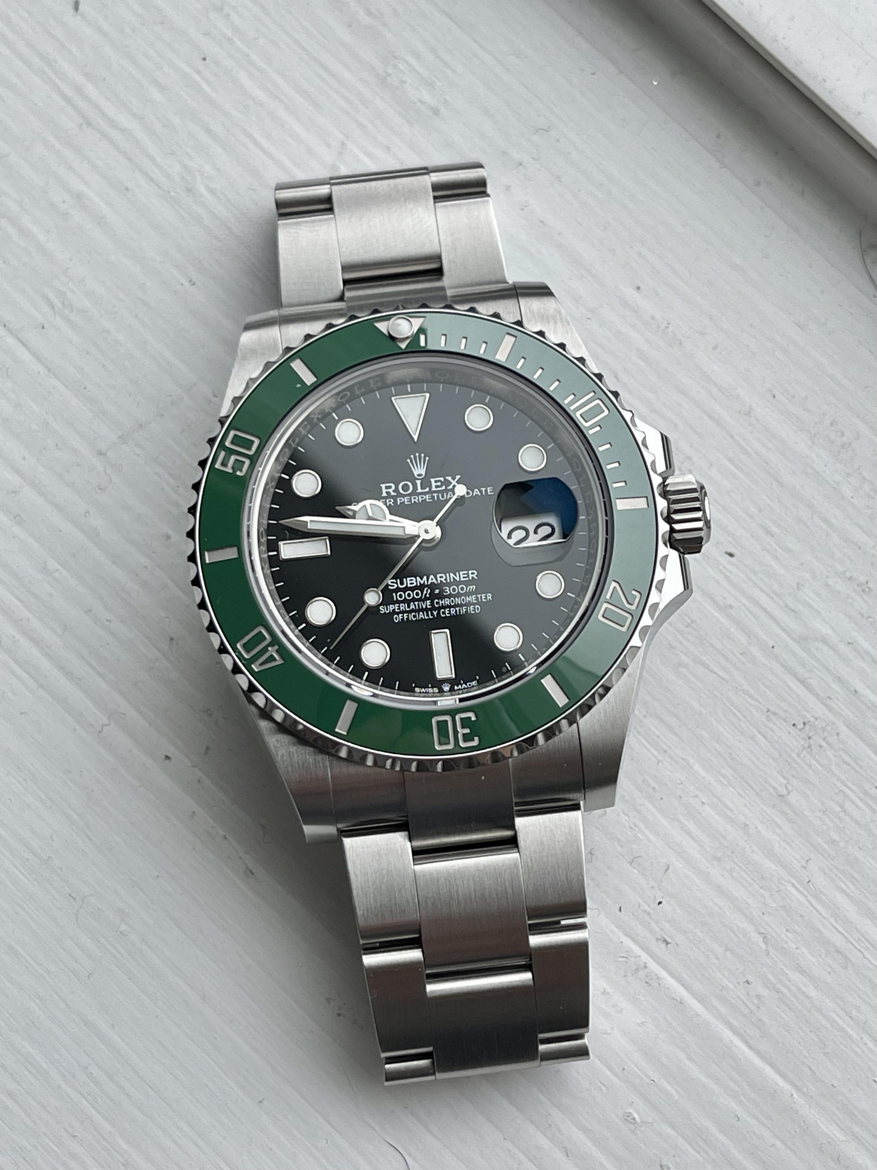 Submariner rolex verte hot sale