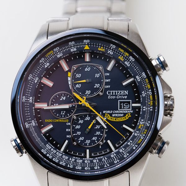 Citizen Blue Angels AT8020-54L on bracelet | WatchCharts Marketplace