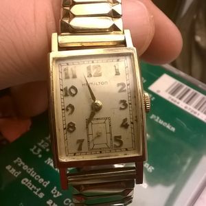 Hamilton Brockton 10K Solid Gold Watch