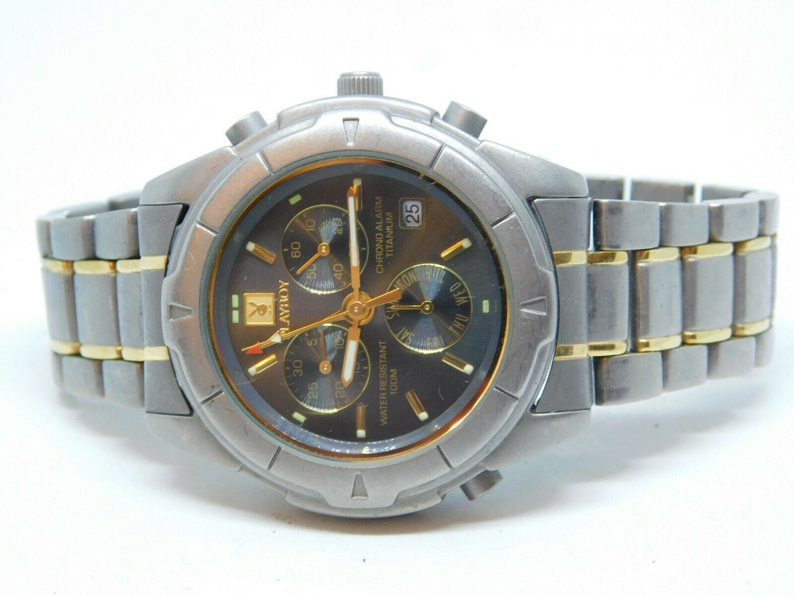 プレイボーイ PLAY BOY ALARM CHRONOGRAPH 腕時計 プレイボーイ PLAY BOY ALARM CHRONOGRAPH 腕時計 - 時計