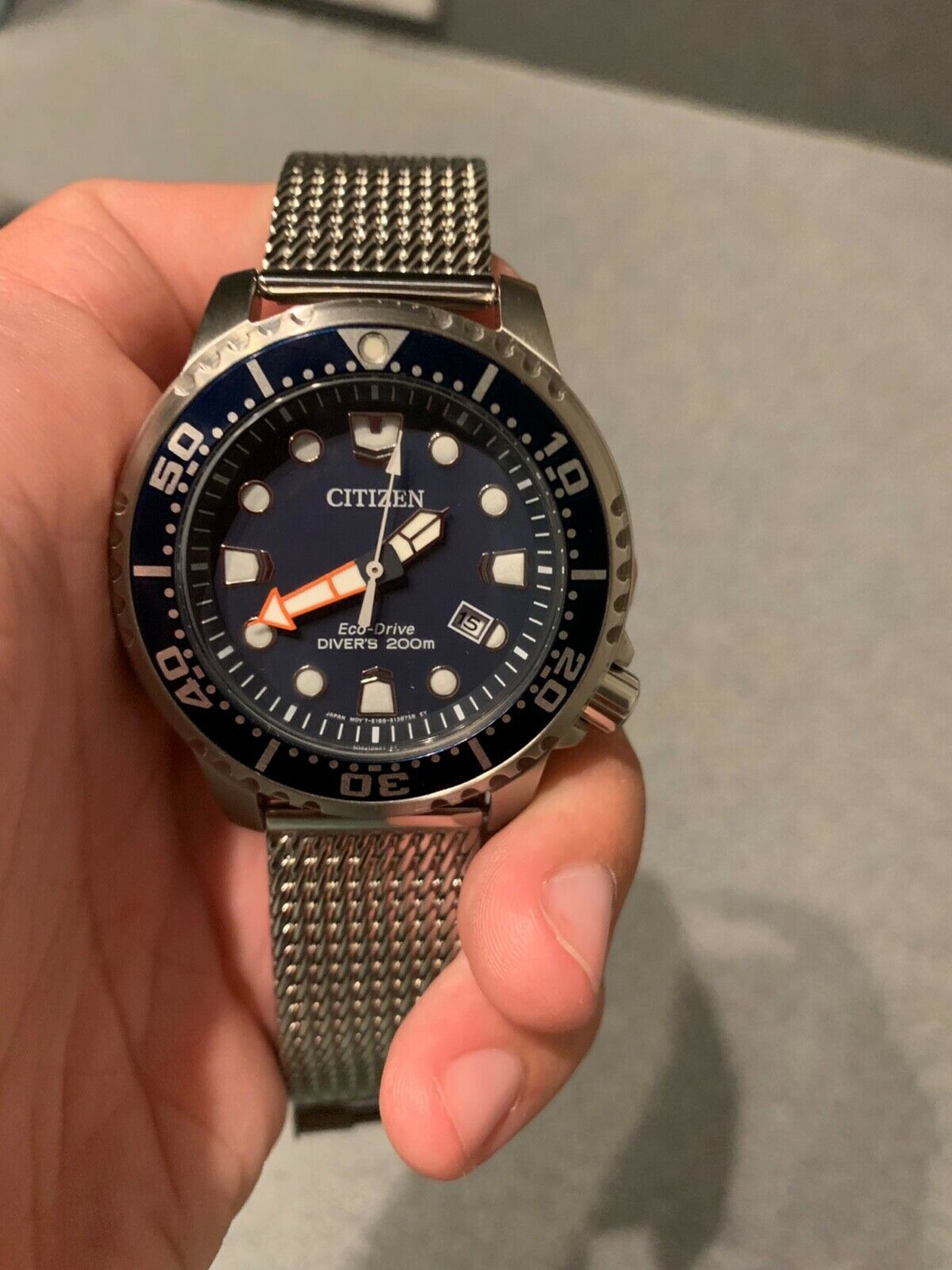 citizen promaster diver metal band