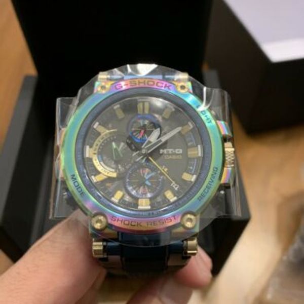 Casio G Shock Mtg B1000rb 2ajr th Anniversary Limited Edition Mtg Rainbow Men Watchcharts