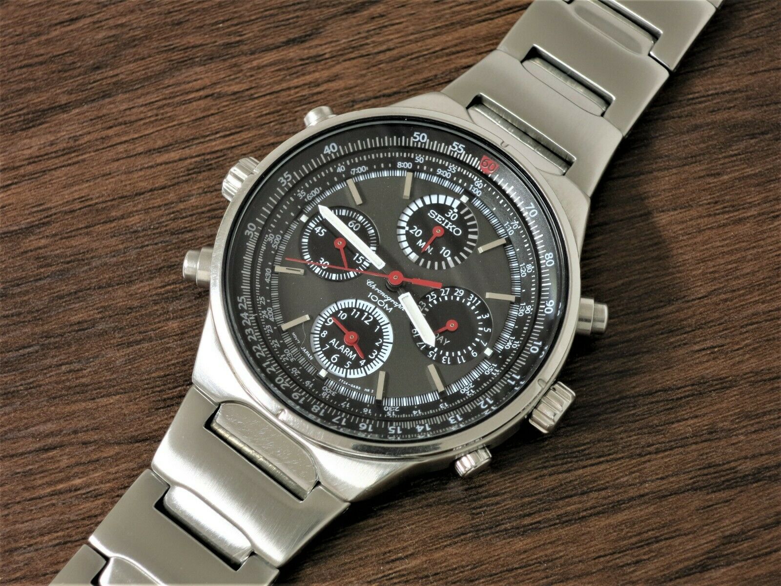 SEIKO 7T34-0AA0 パイロットウォッチ クロノグラフ デイト SEIKO 7T34-0AA0 パイロットウォッチ クロノグラフ デイト