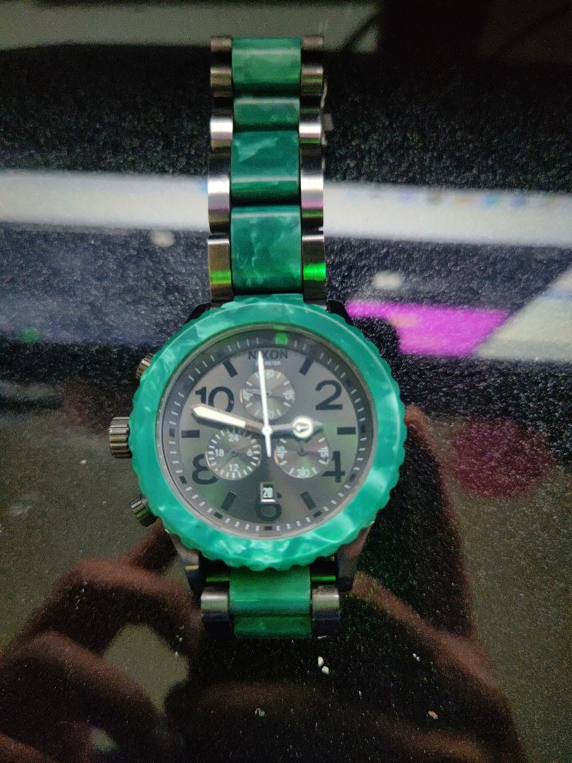 Nixon 42-20 Chrono Emerald & Purple | WatchCharts Marketplace