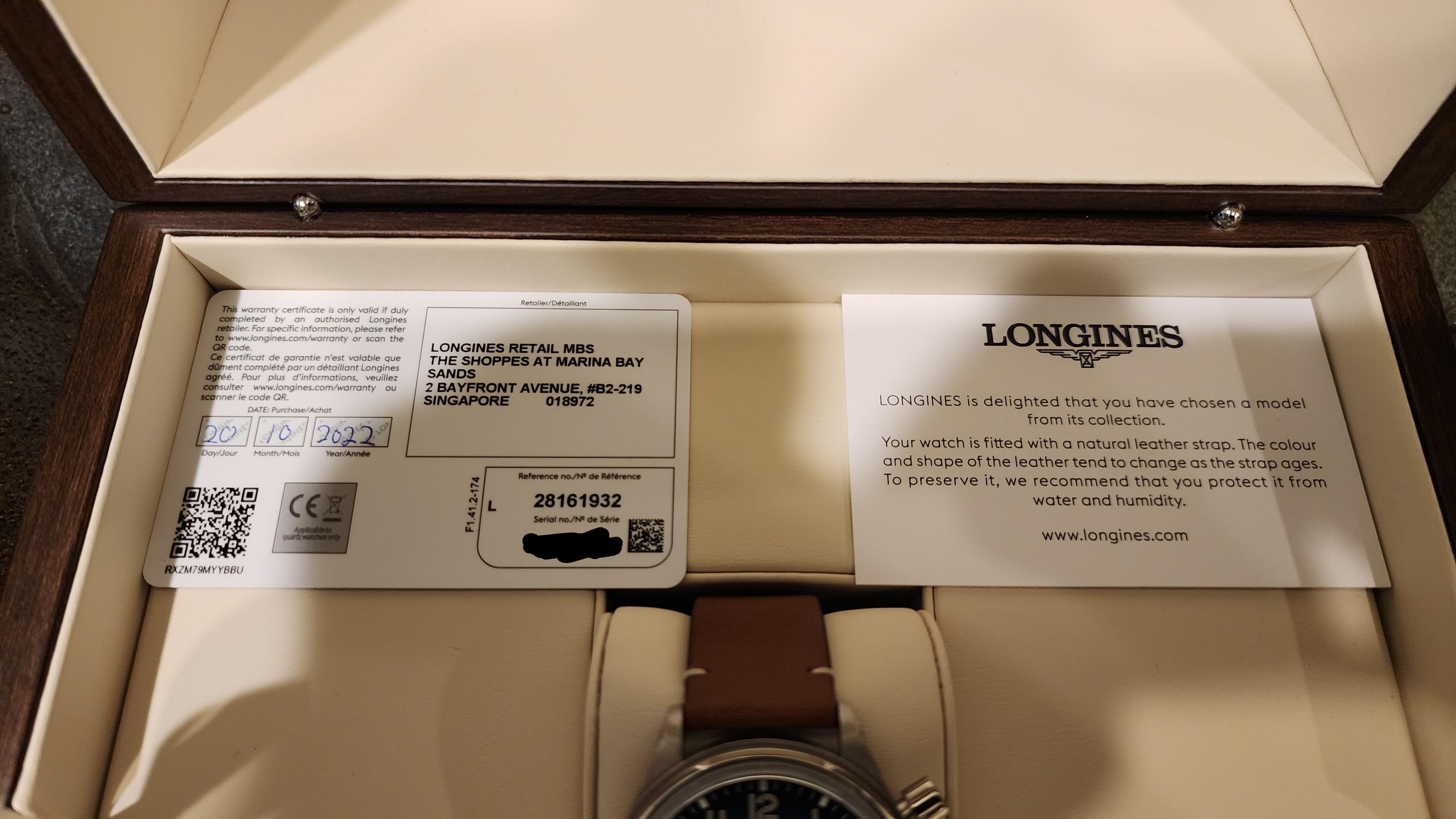 WTS Longines Avigation BigEye Heritage Collection Petroleum Blue