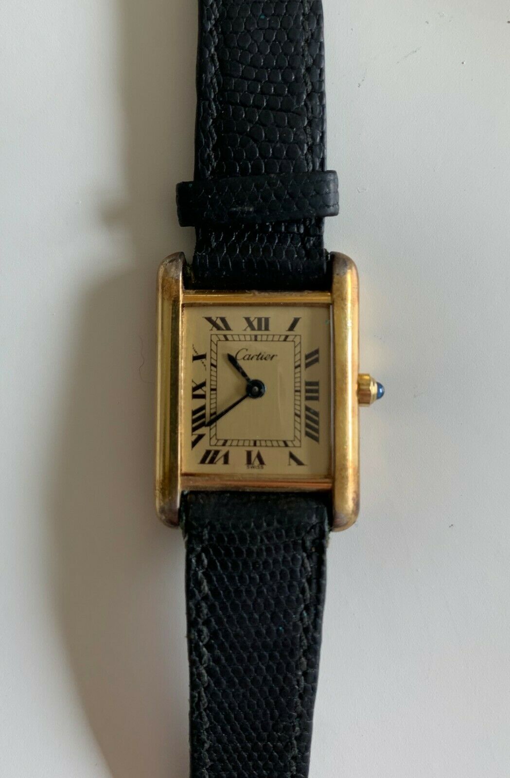 cartier tank quartz 925