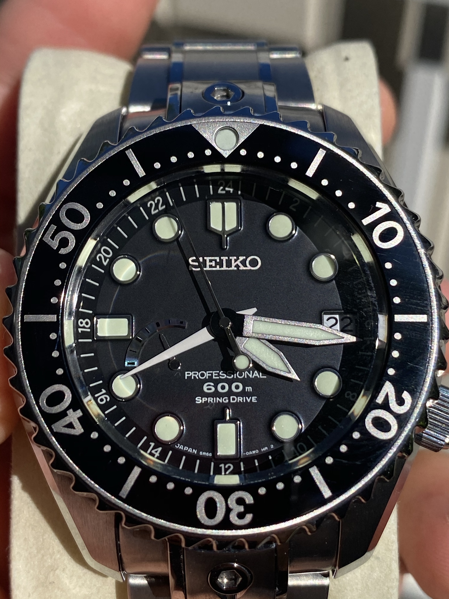 WTS] Seiko Marine Master 600m GMT Spring Drive SBDB011 | WatchCharts