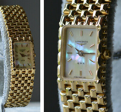 LONGINES ゴールド シルバー 腕時計 レディース Vintage Longines QWR HT1964 Swiss 0961 Ladies Gold Tone Bracelet