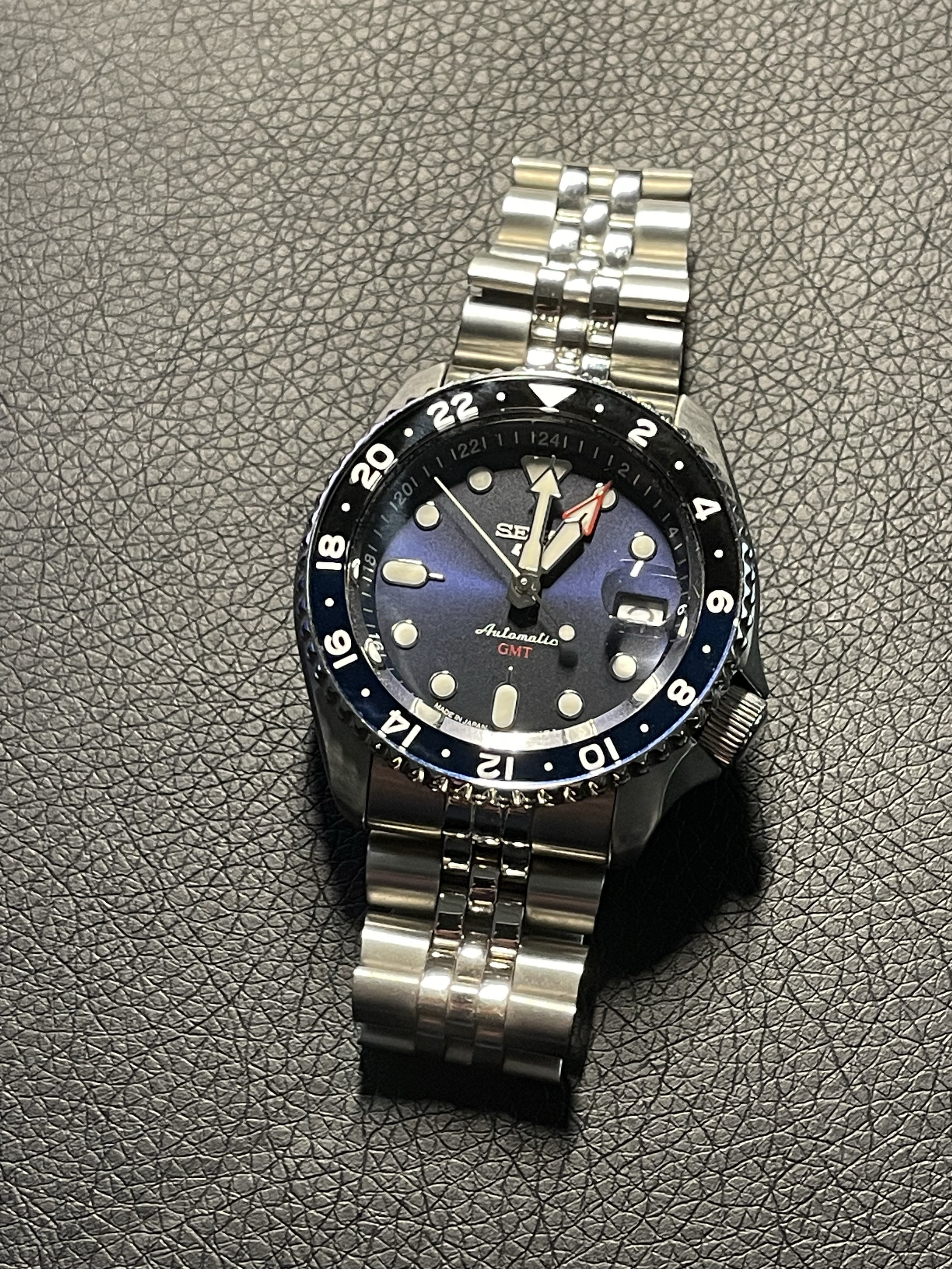 FS: Seiko 5 Sports GMT Series Blue Dial Ref. SBSC003 | WatchCharts