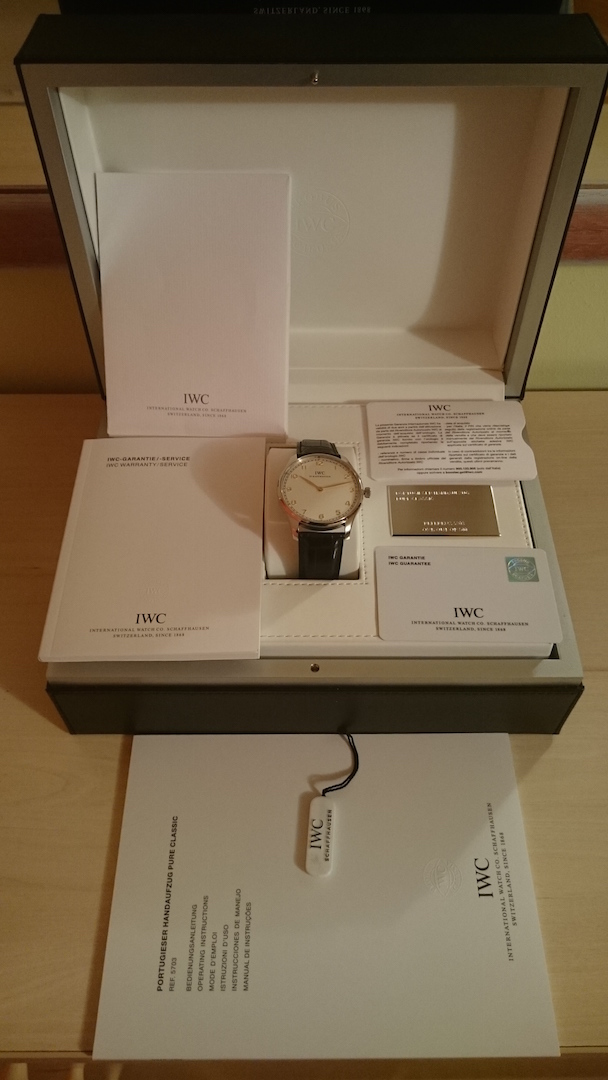 SOLD . FS IWC Portuguese Pure Classic Limited Edition Ref