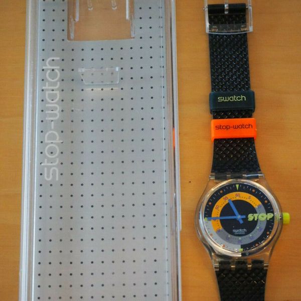 SWATCH StopWatch COFFEE BREAK SSK100 NEU Originalverpackt ungetragen