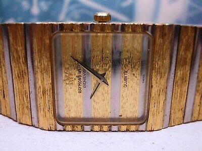 RAYMOND WEIL GENEVE GOLD PLATED QUARTZ LADIES WATCH, 9056
