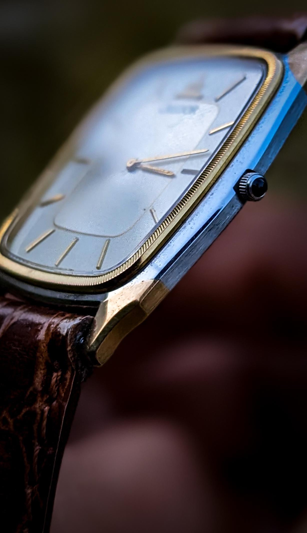 14K [Near MINT] Seiko CREDOR 2F70-5150 Gold Nickel Alloy