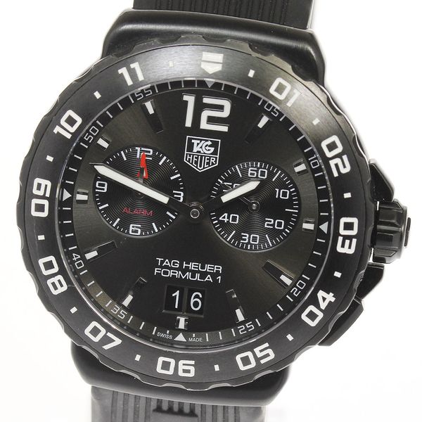 With warranty [TAG HEUER] TAG Heuer Formula 1 Grand Date Alarm WAU111D