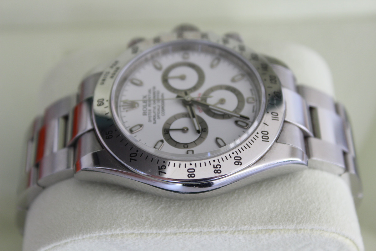 FS 2010 Rolex Daytona 116520 White APH Dial w BOX AND PAPERS