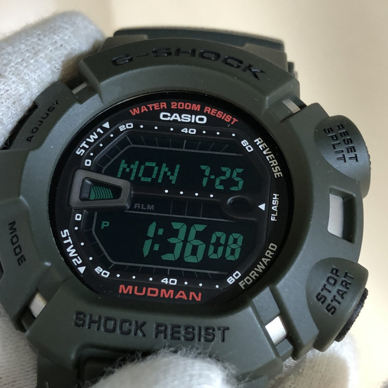 G-SHOCK CASIO Casio watch G-9000 Madman MUDMAN round face digital 