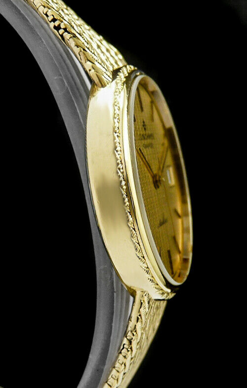 JUNGHANS STARLINE 18K 750 GOLD PLAQUE LUXUS UHR MILANAISEBAND