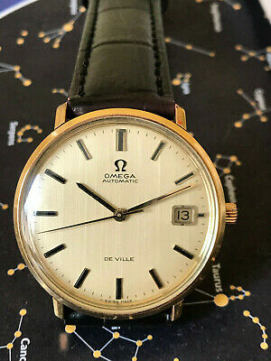 Vintage 1969 Omega Deville men's watch, Beautiful orig dial, Ref