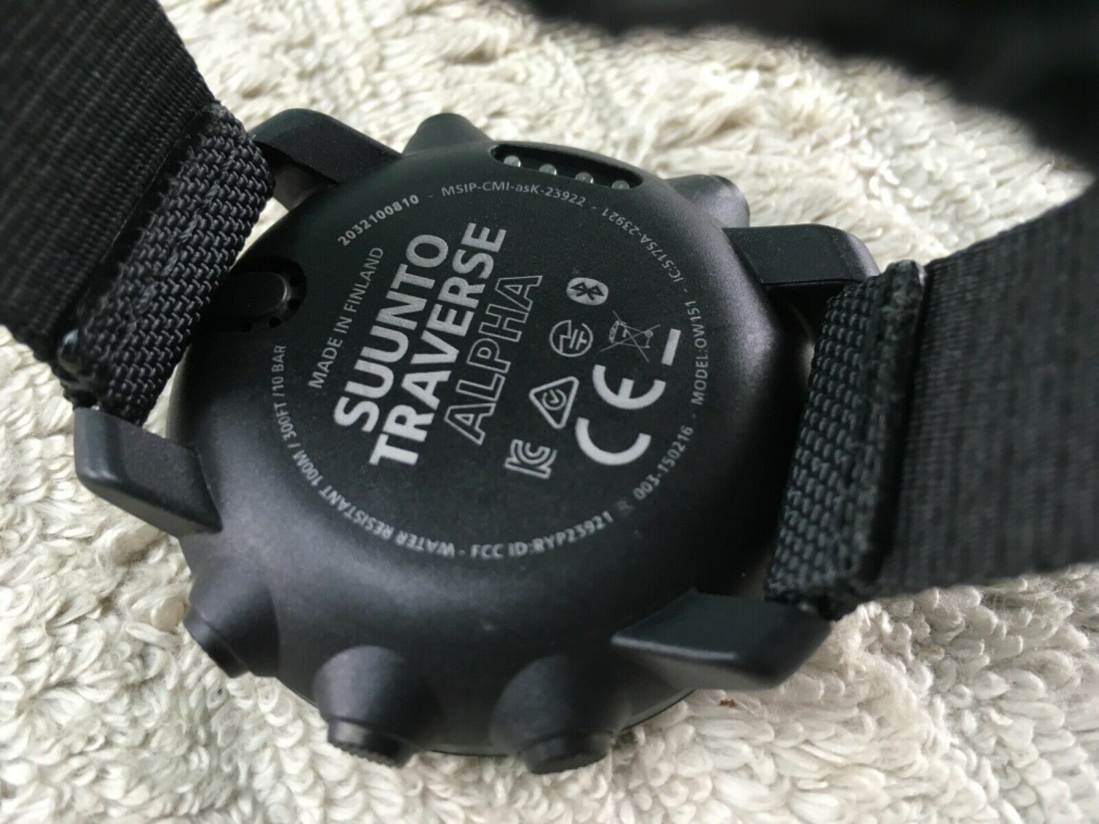 Suunto Traverse Alpha GPS Outdoor Watch - Black - (OW151) - USED