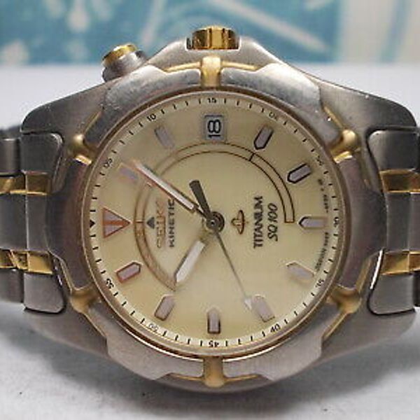 SEIKO TITANIUM SQ 100 LADIES WATCH 3M220C40 WatchCharts