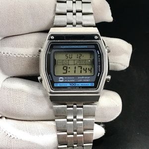 Vintage Seiko Alba Digital LCD Chrono-Alarm 1980s Japan Made Men