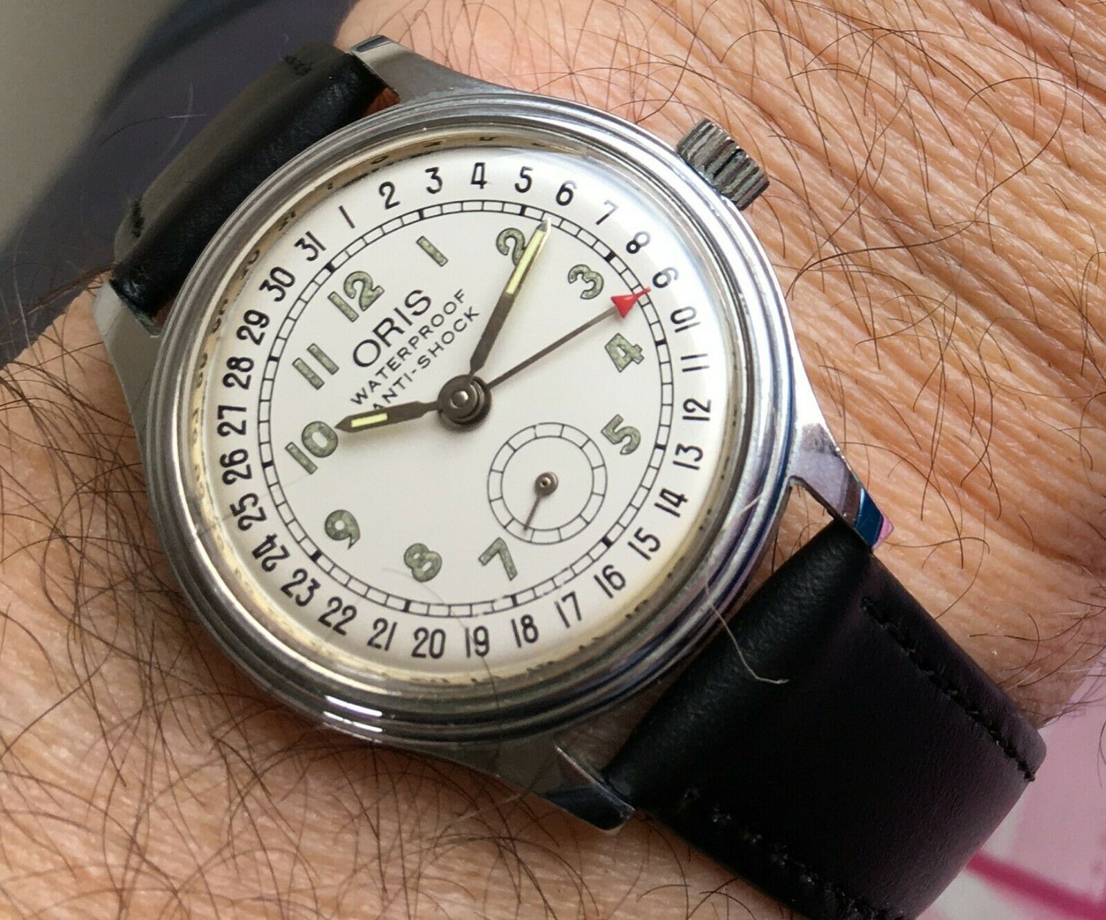 Oris Pointer Date Vintage Manual Wind Watch Ref. 6651