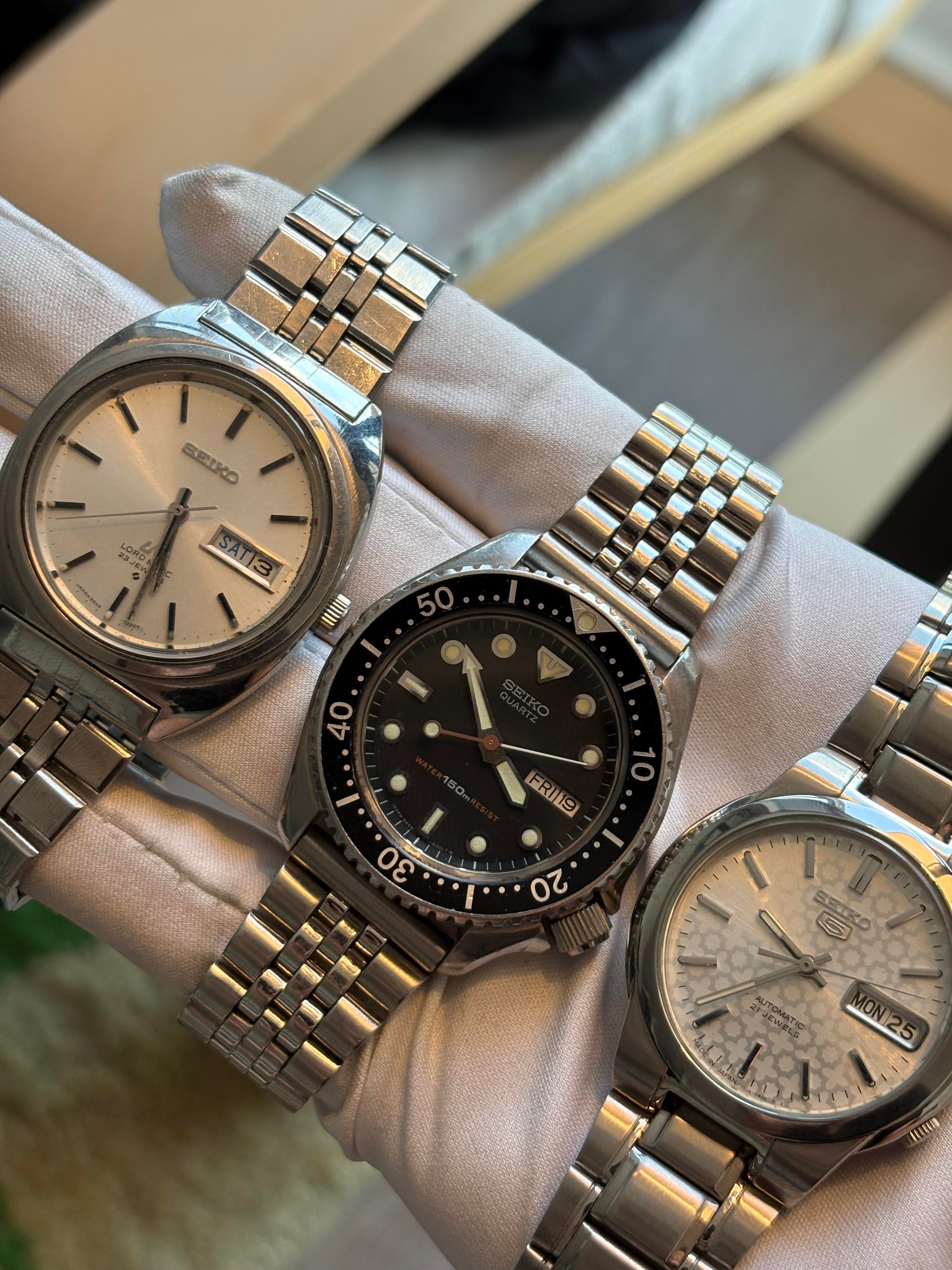 【中古】 We All We Gott We All We Gott WTS] Vintage Seiko Lot (SWIPE FOR MORE) | WatchCharts Marketplace